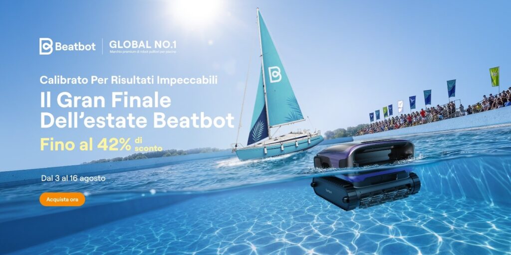 Beatbot presenta il Gran Finale dell’estate: sconti fino al 42% sui robot piscina intelligenti